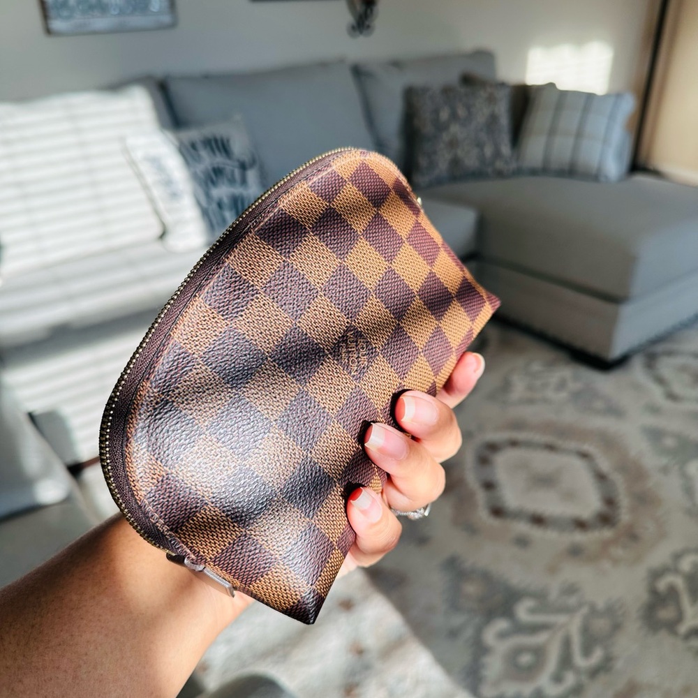 Louis Vuitton Damier Ebene Cosmetic Pouch